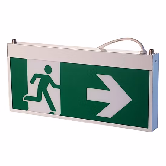 Ceiling Suspended Double Side Rechargeable LED Emergency Exit Sign
