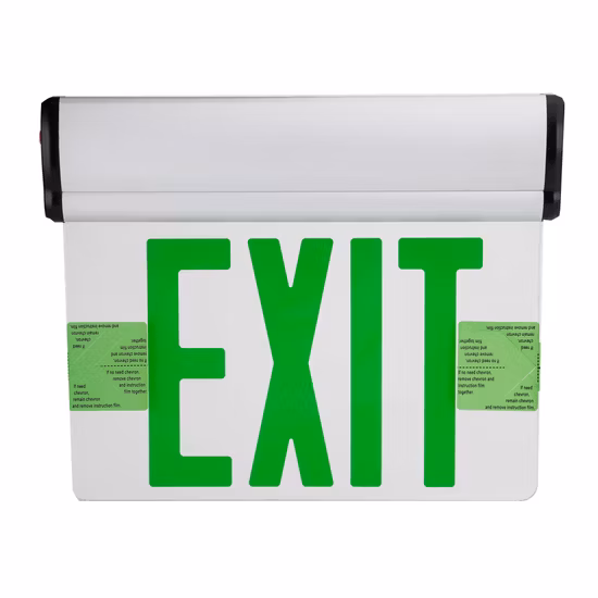 Building Ceiling Acrylic Aluminum LED Exit Sign
