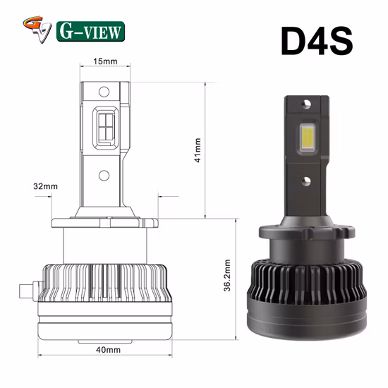 Gview nouveau Kit de Conversion d'ampoule de phare LED Plug and Play D1s D2s D3s D5s D8s remplacement des ampoules au xénon HID phares LED